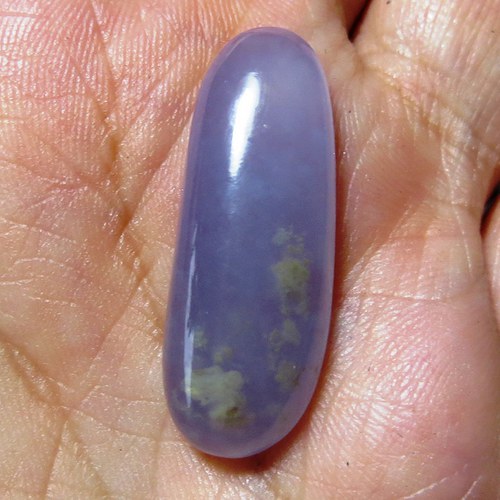 Modrý chalcedon ,kabošon č.3 — foto 1