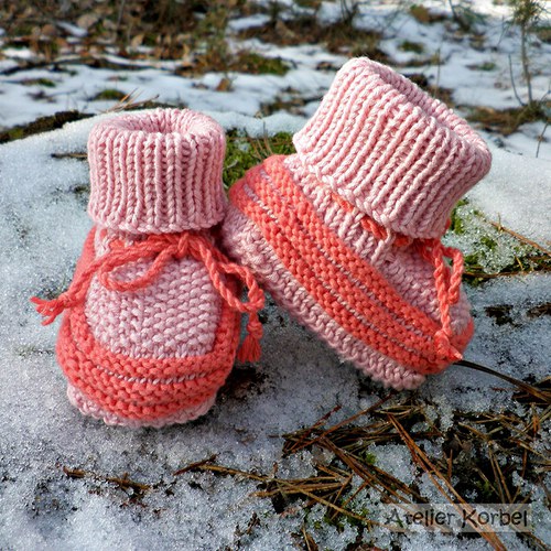 Světle růžové bačkorky, bambus, vel. 9 cm