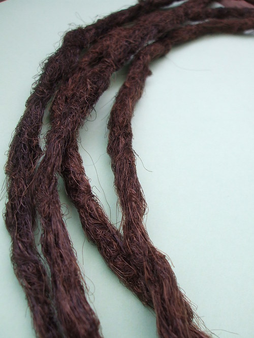 3 hnědé natural dready — foto 1