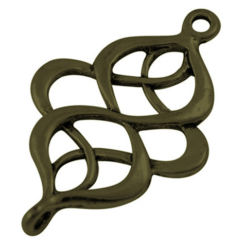 Konektor mřížka ORIENT/ bronz/ 28x18mm/ 2ks
