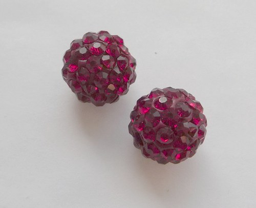 Shamballa korálek 10mm 1ks
