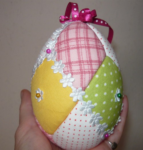 Velikonoční patchwork vajíčko — foto 1