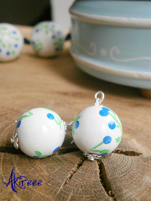 Blueberry - náušnice — foto 1