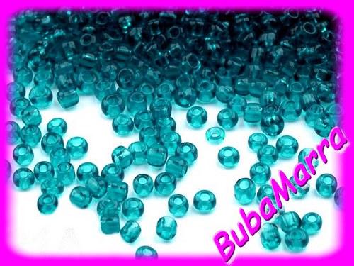 20g ~ ROKAJL ~ transparentní ~ 2mm ~ TYRKYS