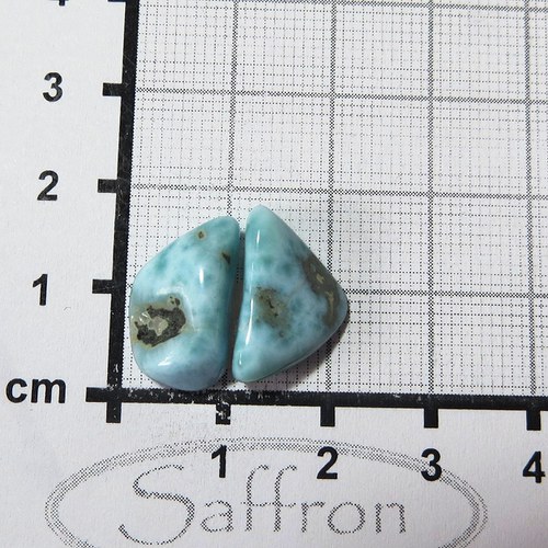 Larimar , Andělský kámen, pár č.2 — foto 1