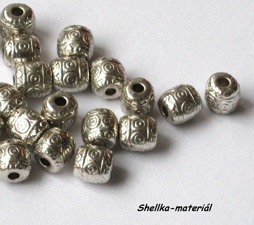 1264.TIB.-Distanční korálky/ 6mm/ 10 kusů