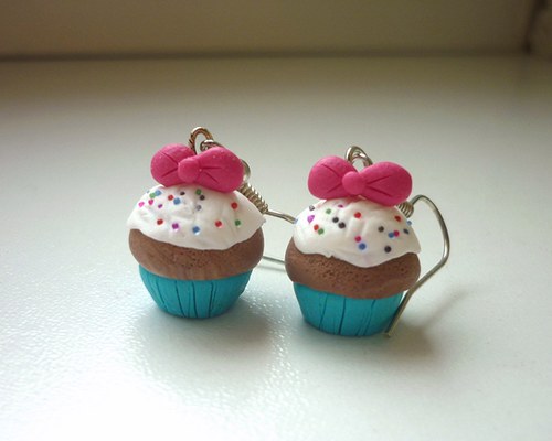 Muffinky s polevou a mašličkou — foto 1