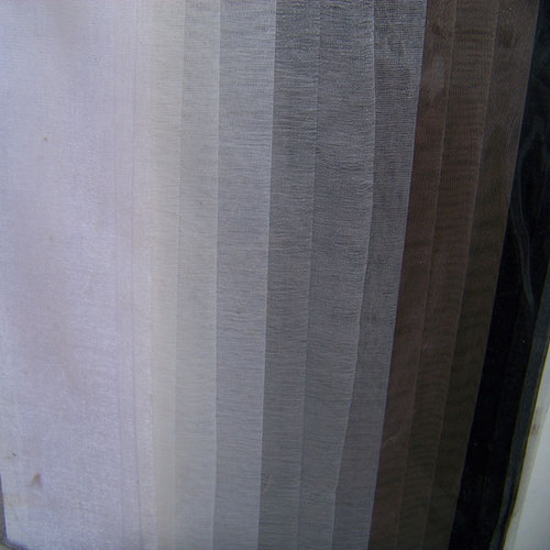 Organza proužky/ MIX bílošedočerný/ 1set