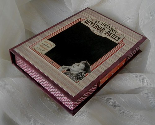 Scrapbooková krabička s tabulí — foto 1