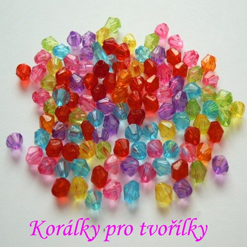 Korálky Cínovky mix č.1 4mm/50ks
