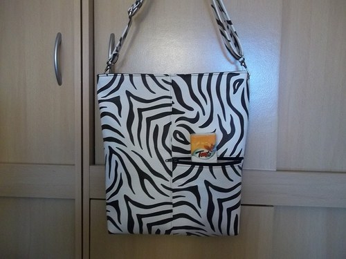 Koženková vzor zebra:)) — foto 1