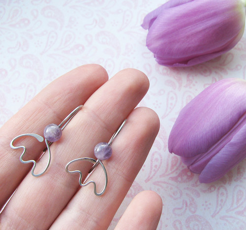 Tulipánky mini- ametystové — foto 1