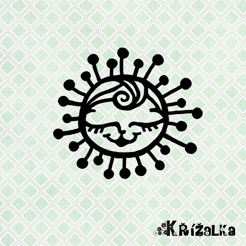 Sluníčko - razítko 5,5 x 5 cm — foto 1