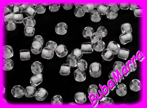 ~ ROKAJL ~ barevný průvlek ~ 2mm 20g ~ BÍLÁ