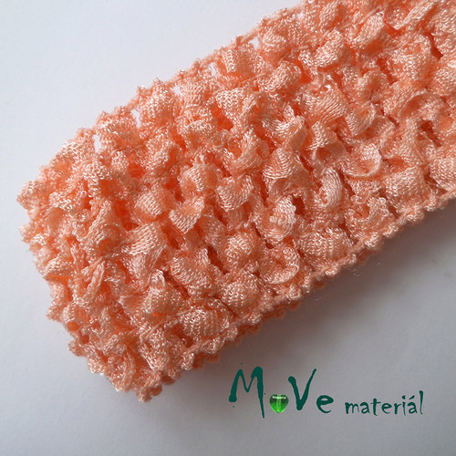 Dětská elastická čelenka, 1kus, lososová — foto 1