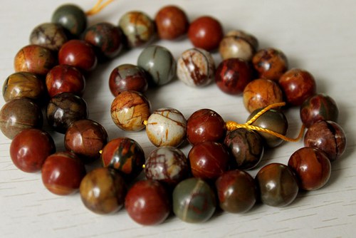 Natural Multicolour Picasso Jasper 1ks — foto 1