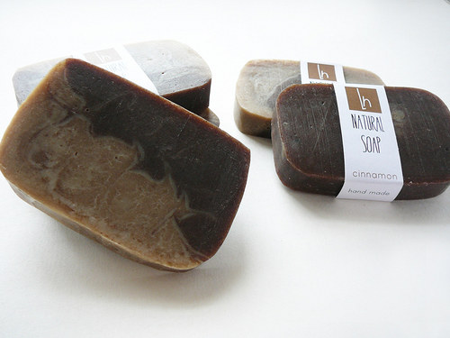 Skořicové mýdlo cca 80g — foto 1