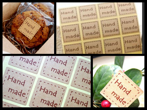 Arch samolepek "Hand Made" /20 ks/ — foto 1