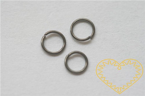 Spojovací kroužek platina ø 6 mm - 50 g