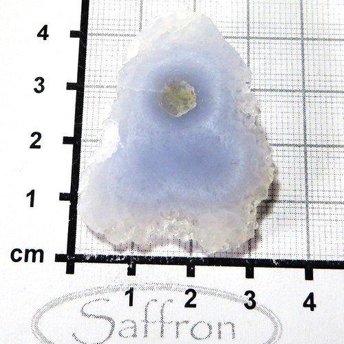 Modrý chalcedon - řez krápníkem č.5 — foto 1