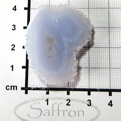 Modrý chalcedon - řez krápníkem č.6 — foto 1