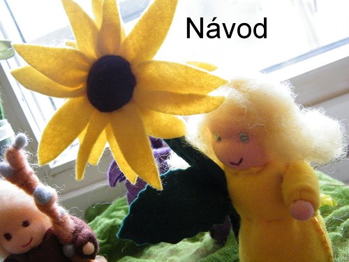 Ušij si květinku (návod + materiál)