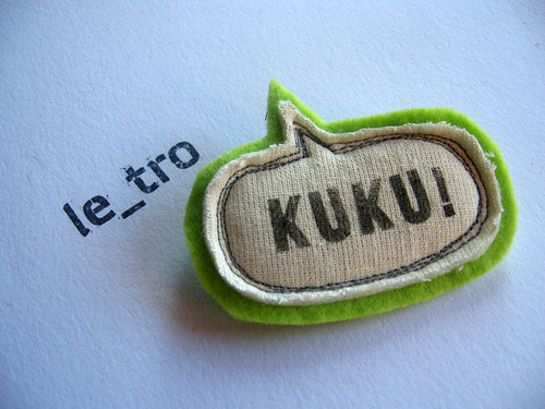 KUKU! brož NA PŘÁNÍ zelená — foto 1