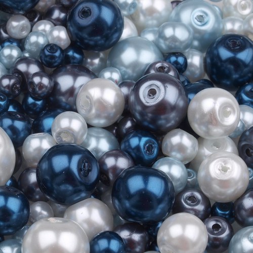 Voskované perly mix, 50g - 41,- Kč — foto 1