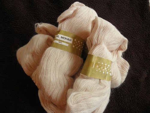 MOHAIR 100G BÍLÁ KÁVA — foto 1