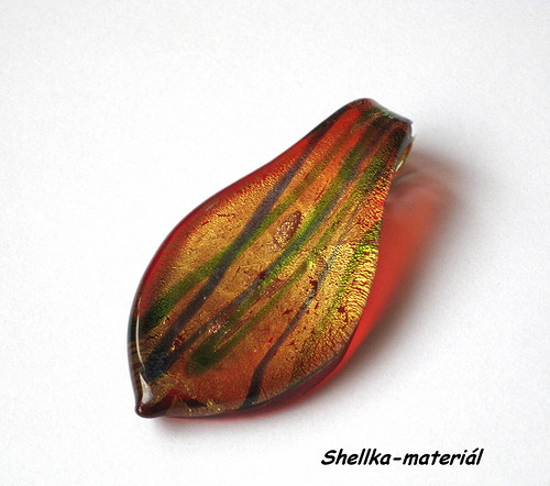 1309.Murano č.5/ 60x33mm/ 1 kus — foto 1