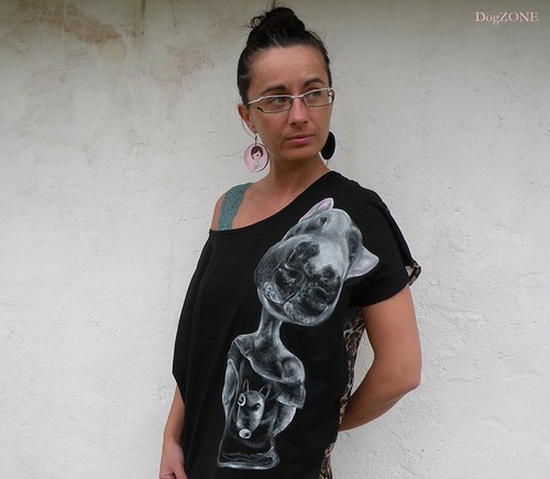Slečinka bulí.....triko 50% sleva — foto 1