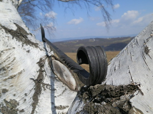 Kovaný pohrabáč,Krbové nářadí — foto 1