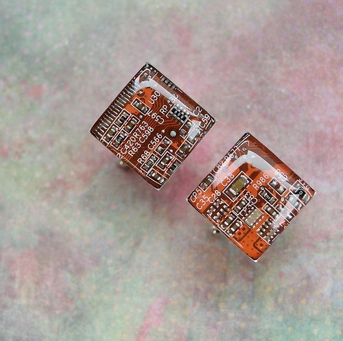 IT manžetové knoflíčky /orange/ — foto 1