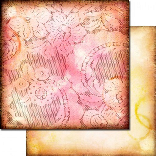Scrapbooková čtvrtka Domestic Goddess - Raspberry — foto 1