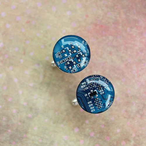 IT manžetové knoflíčky /blue/ — foto 1