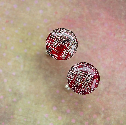 IT manžetové knoflíčky /red/ — foto 1