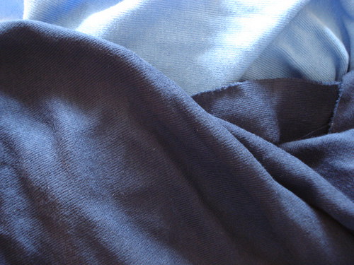 Oboulícní pletenina tmavě modrá — foto 1