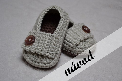 Návod - háčkované bačkůrky "švihák lázeňský"
