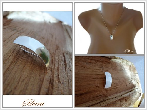Přívěsek k naušnicím..RECTANGLE GLOSSY.. — foto 1