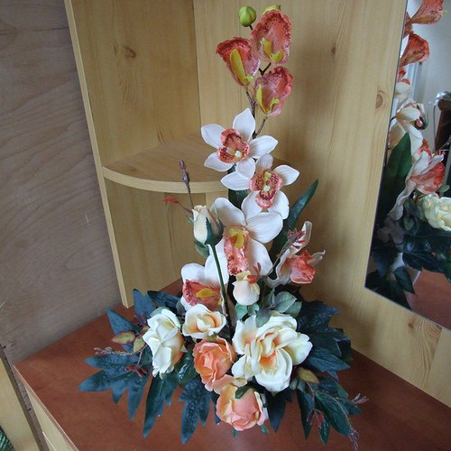 Orchideje a růže — foto 1
