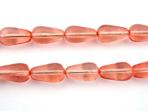0300570/Kapička lososová tmavší, 13x7 mm