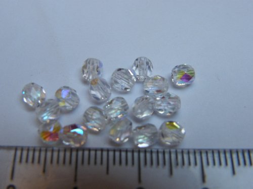 Broušené perle - krystal +pokov — foto 1