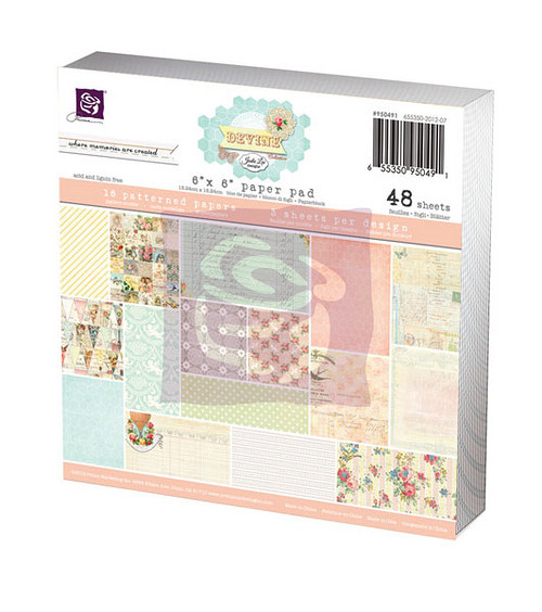 6x6 Paper Pad - Divine - 16 papírů!