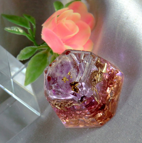 Orgonit (7)* Diamant malý s Ametystem — foto 1