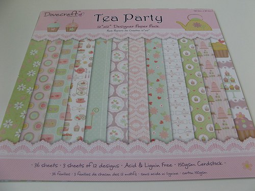 Sada scrapbookových papírů Tea Party — foto 1