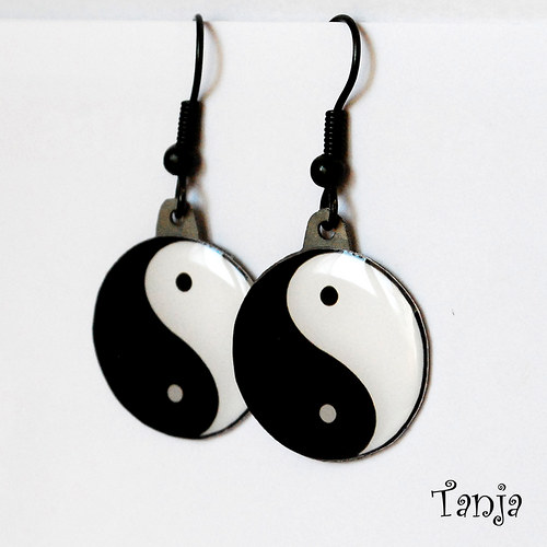 Jing jang - náušnice I. — foto 1