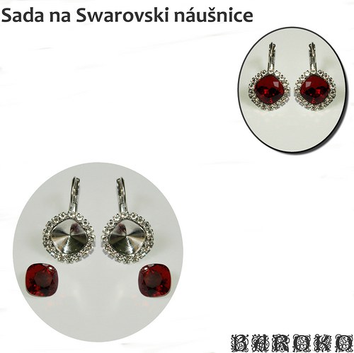 Sada na Swarovski náušnice - Baroko — foto 1