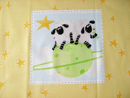 Ovečkový - větší panel 38 x 35 cm — foto 1