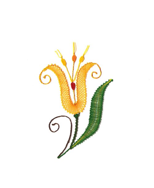 Paličkovaná dkeorace - ornament