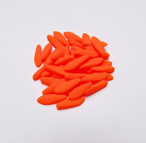 Neonové jazýčky 5 x 16mm - oranžové